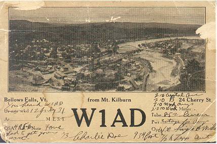 Doc's First QSL Card